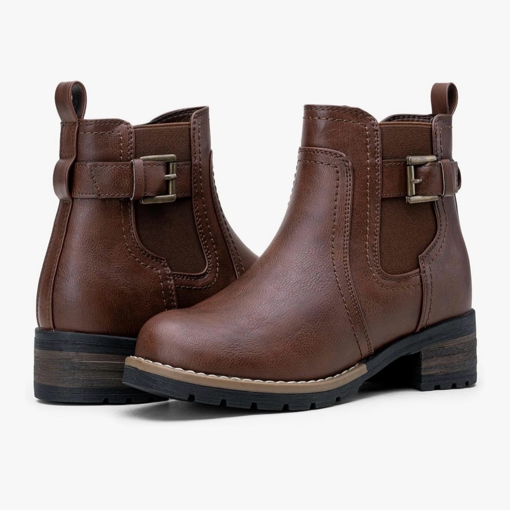 Jeossy Women's 9006 Ankle Boots Zipper Casual Fall Short Booties for Women